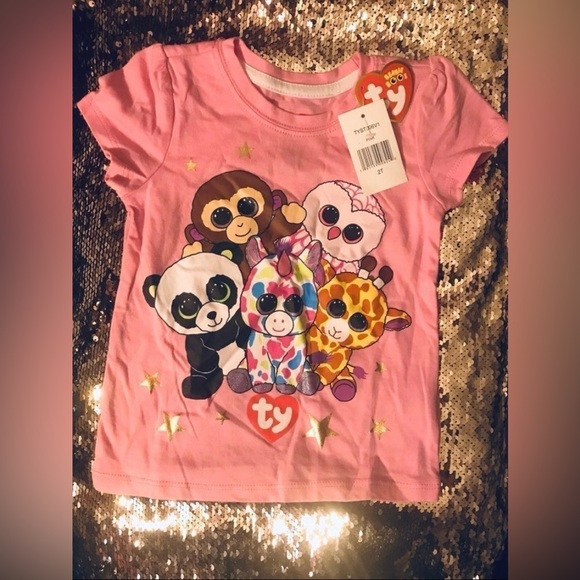 Beanie Boos Pink Tshirt - Picture 1 of 5